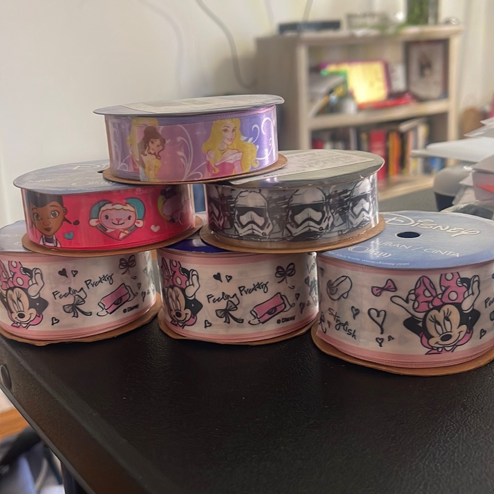 Disney ribbon sold all together price reflects all items together